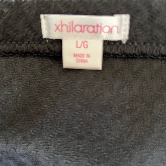 Xhilaration Black Textured Mini Skirt - Picture 4 of 4